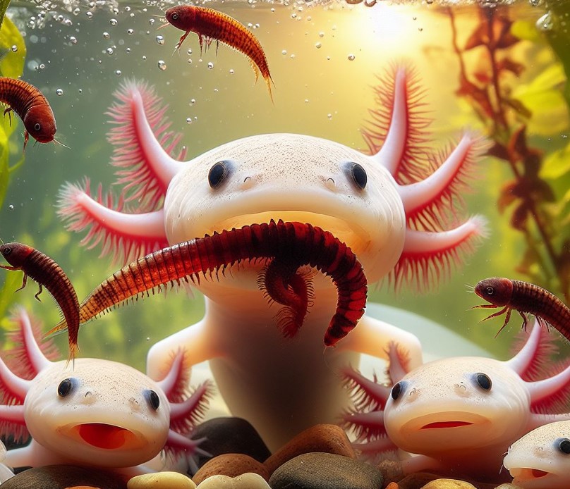 Can Axolotls Eat Red Wigglers? Quick Answer